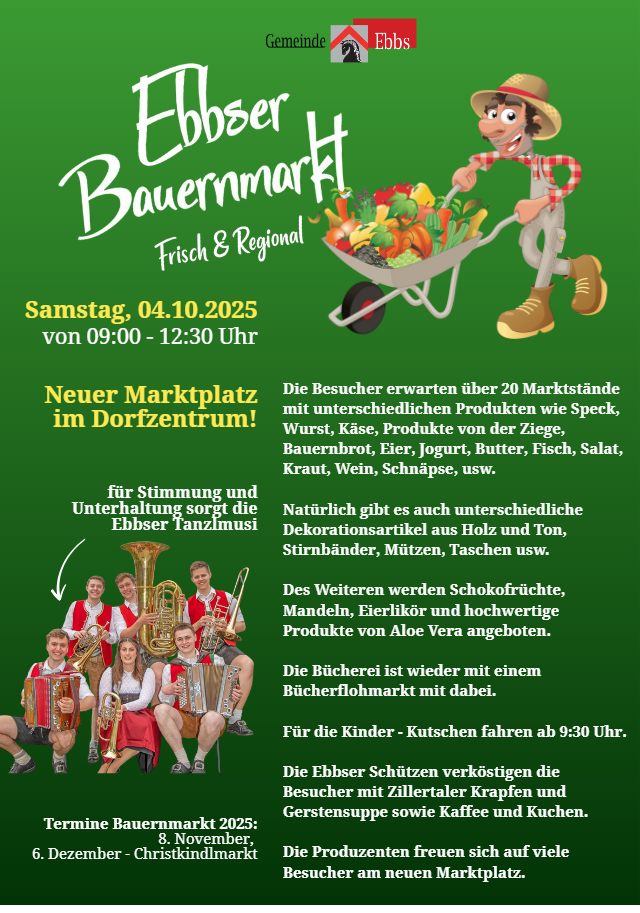 Event in der Umgebung - Ebbser Bauernmarkt