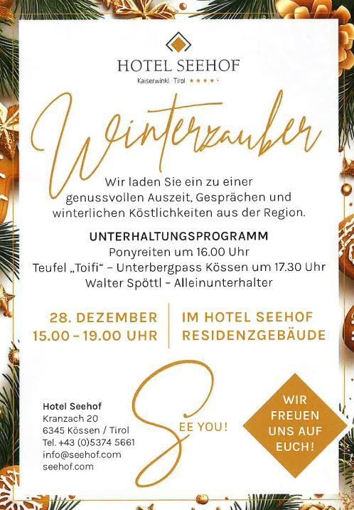 Winterzauber im Seehof