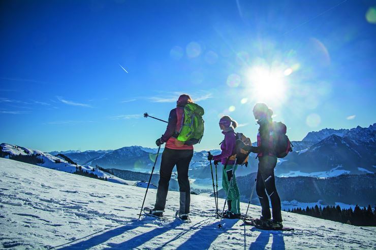 Kreative Winterwerkstätte 'Schneeschuh- Schnuppertour am Walchsee'