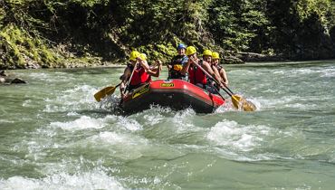 Action- Raftingtour auf der Tiroler Ache
