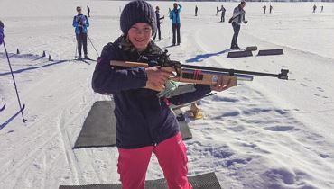 Kreative Winterwerkstätte 'Langlauf und Biathlon für Kinder'