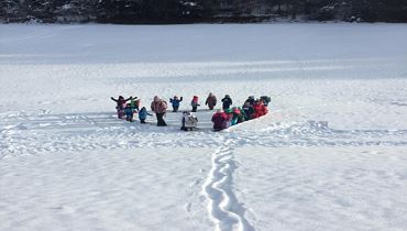Kreative Winterwerkstätte 'Spuren im Schnee'
